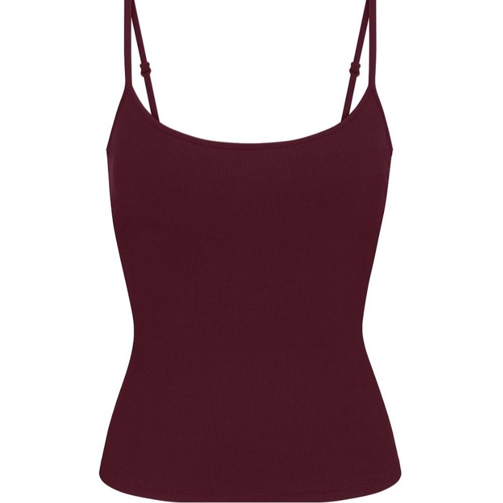 Skims burgundy draw string pant set - Picture 2 of 3